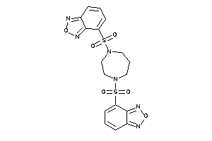 4-[(4-benzofurazan-4-ylsulfonyl-1,4-diazepan-1-yl)sulfonyl]benzofurazan