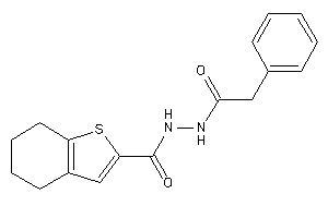 N'-(2-phenylacetyl)-4,5,6,7-tetrahydrobenzothiophene-2-carbohydrazide