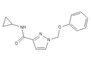 N-cyclopropyl-1-(phenoxymethyl)pyrazole-3-carboxamide