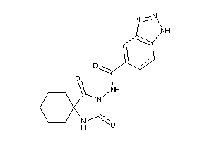 N-(2,4-diketo-1,3-diazaspiro[4.5]decan-3-yl)-1H-benzotriazole-5-carboxamide