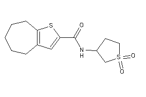 N-(1,1-diketothiolan-3-yl)-5,6,7,8-tetrahydro-4H-cyclohepta[b]thiophene-2-carboxamide