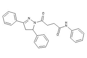 4-(3,5-diphenyl-2-pyrazolin-1-yl)-4-keto-N-phenyl-butyramide