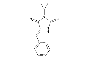 5-benzal-3-cyclopropyl-2-thioxo-4-imidazolidinone