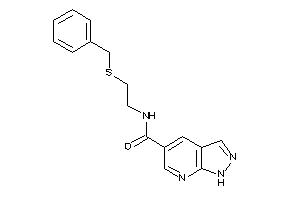 N-[2-(benzylthio)ethyl]-1H-pyrazolo[3,4-b]pyridine-5-carboxamide