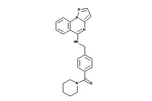 Image of Piperidino-[4-[(pyrazolo[1,5-a]quinazolin-5-ylamino)methyl]phenyl]methanone