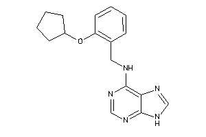 [2-(cyclopentoxy)benzyl]-(9H-purin-6-yl)amine