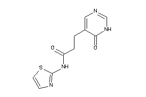 3-(6-keto-1H-pyrimidin-5-yl)-N-thiazol-2-yl-propionamide