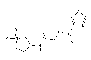 Thiazole-4-carboxylic Acid [2-[(1,1-diketothiolan-3-yl)amino]-2-keto-ethyl] Ester