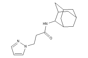 Image of N-(2-adamantyl)-3-pyrazol-1-yl-propionamide
