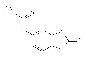 Image of N-(2-keto-1,3-dihydrobenzimidazol-5-yl)cyclopropanecarboxamide