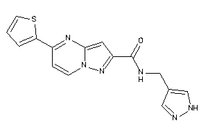 N-(1H-pyrazol-4-ylmethyl)-5-(2-thienyl)pyrazolo[1,5-a]pyrimidine-2-carboxamide