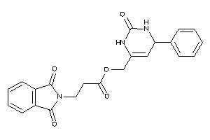 3-phthalimidopropionic Acid (2-keto-4-phenyl-3,4-dihydro-1H-pyrimidin-6-yl)methyl Ester