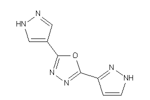 2-(1H-pyrazol-3-yl)-5-(1H-pyrazol-4-yl)-1,3,4-oxadiazole