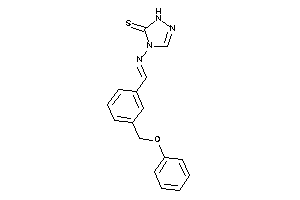 4-[[3-(phenoxymethyl)benzylidene]amino]-1H-1,2,4-triazole-5-thione