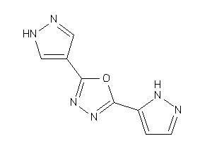 2-(1H-pyrazol-4-yl)-5-(1H-pyrazol-5-yl)-1,3,4-oxadiazole