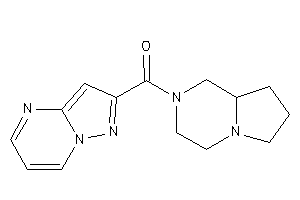 Image of 3,4,6,7,8,8a-hexahydro-1H-pyrrolo[1,2-a]pyrazin-2-yl(pyrazolo[1,5-a]pyrimidin-2-yl)methanone