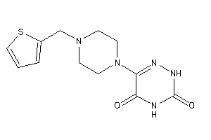 6-[4-(2-thenyl)piperazino]-2H-1,2,4-triazine-3,5-quinone