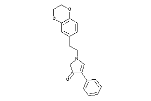 1-[2-(2,3-dihydro-1,4-benzodioxin-6-yl)ethyl]-4-phenyl-2-pyrrolin-3-one