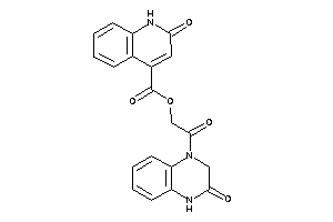 2-keto-1H-quinoline-4-carboxylic Acid [2-keto-2-(3-keto-2,4-dihydroquinoxalin-1-yl)ethyl] Ester