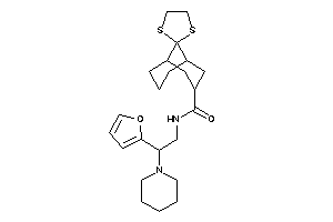 Image of N-[2-(2-furyl)-2-piperidino-ethyl]spiro[1,3-dithiolane-2,9'-bicyclo[3.3.1]nonane]-7'-carboxamide