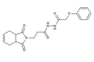 3-(1,3-diketo-3a,4,7,7a-tetrahydroisoindol-2-yl)-N'-(2-phenoxyacetyl)propionohydrazide