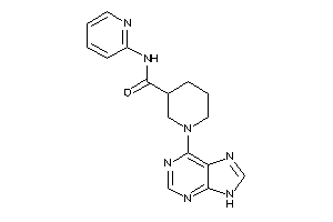 1-(9H-purin-6-yl)-N-(2-pyridyl)nipecotamide