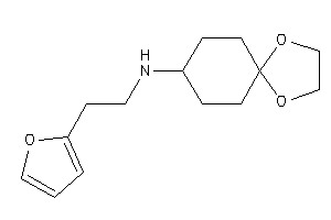 1,4-dioxaspiro[4.5]decan-8-yl-[2-(2-furyl)ethyl]amine