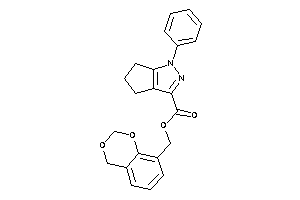 1-phenyl-5,6-dihydro-4H-cyclopenta[c]pyrazole-3-carboxylic Acid 4H-1,3-benzodioxin-8-ylmethyl Ester