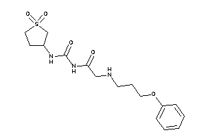 N-[(1,1-diketothiolan-3-yl)carbamoyl]-2-(3-phenoxypropylamino)acetamide