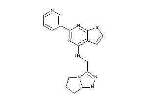 6,7-dihydro-5H-pyrrolo[2,1-c][1,2,4]triazol-3-ylmethyl-[2-(3-pyridyl)thieno[2,3-d]pyrimidin-4-yl]amine