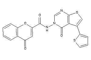 4-keto-N-[4-keto-5-(2-thienyl)thieno[2,3-d]pyrimidin-3-yl]chromene-2-carboxamide