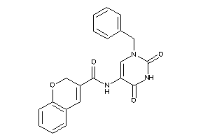 N-(1-benzyl-2,4-diketo-pyrimidin-5-yl)-2H-chromene-3-carboxamide