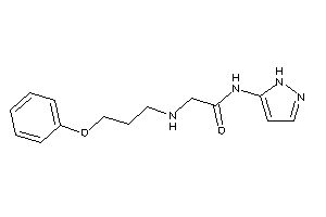 Image of 2-(3-phenoxypropylamino)-N-(1H-pyrazol-5-yl)acetamide