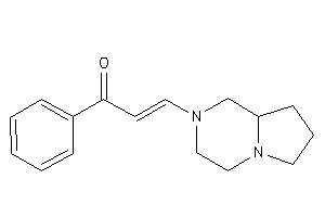 3-(3,4,6,7,8,8a-hexahydro-1H-pyrrolo[1,2-a]pyrazin-2-yl)-1-phenyl-prop-2-en-1-one