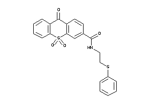9,10,10-triketo-N-[2-(phenylthio)ethyl]thioxanthene-3-carboxamide