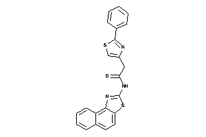 N-benzo[e][1,3]benzothiazol-2-yl-2-(2-phenylthiazol-4-yl)acetamide