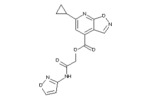 6-cyclopropylisoxazolo[5,4-b]pyridine-4-carboxylic Acid [2-(isoxazol-3-ylamino)-2-keto-ethyl] Ester