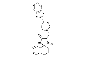 Image of 3-[[4-(1,3-benzothiazol-2-yl)piperidino]methyl]spiro[imidazolidine-5,1'-tetralin]-2,4-quinone