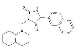 3-(3,4,4a,5,6,7,8,8a-octahydro-2H-quinolin-1-ylmethyl)-5-(2-naphthyl)hydantoin