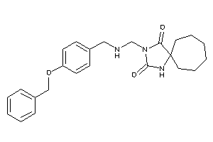 3-[[(4-benzoxybenzyl)amino]methyl]-1,3-diazaspiro[4.6]undecane-2,4-quinone