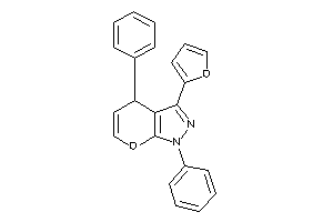 Image of 3-(2-furyl)-1,4-diphenyl-4H-pyrano[2,3-c]pyrazole