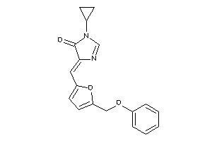 3-cyclopropyl-5-[[5-(phenoxymethyl)-2-furyl]methylene]-2-imidazolin-4-one