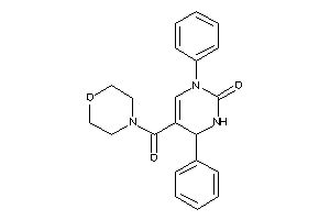 5-(morpholine-4-carbonyl)-3,6-diphenyl-1,6-dihydropyrimidin-2-one