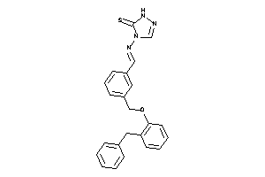 4-[[3-[(2-benzylphenoxy)methyl]benzylidene]amino]-1H-1,2,4-triazole-5-thione