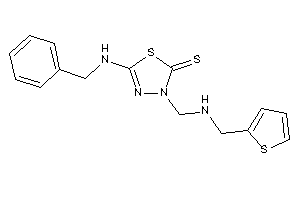 5-(benzylamino)-3-[(2-thenylamino)methyl]-1,3,4-thiadiazole-2-thione