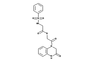 2-(benzenesulfonamido)acetic Acid [2-keto-2-(3-keto-2,4-dihydroquinoxalin-1-yl)ethyl] Ester