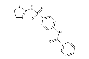 N-[4-(2-thiazolin-2-ylsulfamoyl)phenyl]benzamide