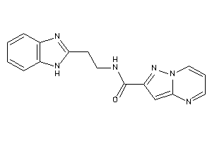 N-[2-(1H-benzimidazol-2-yl)ethyl]pyrazolo[1,5-a]pyrimidine-2-carboxamide