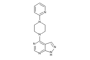 4-[4-(2-pyridyl)piperazino]-1H-pyrazolo[3,4-d]pyrimidine