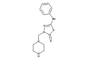 5-anilino-3-(piperazinomethyl)-1,3,4-thiadiazole-2-thione